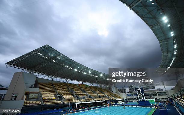 Rio , Brazil - 3 August 2016; A general view of the Maria Lenk Aquatics Centre ahead of the start of the 2016 Rio Summer Olympic Games in Rio de...