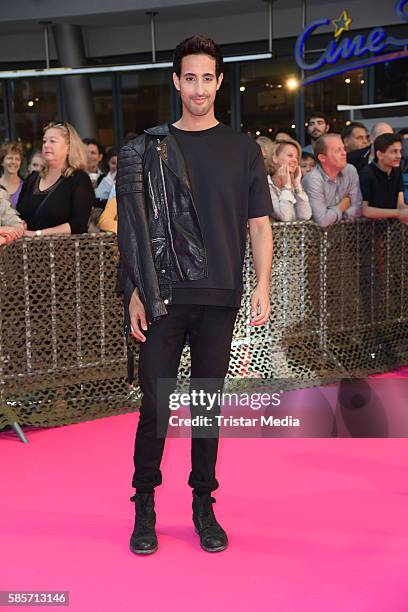 Lifestyle-Blogger Sami Slimani attends the Suicide Squad Live Event at CineStar on August 3, 2016 in Berlin, Germany.