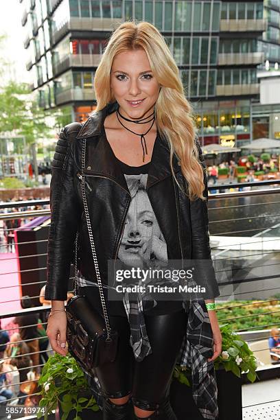 German actress Valentina Pahde attends the Suicide Squad Live Event at CineStar on August 3, 2016 in Berlin, Germany.