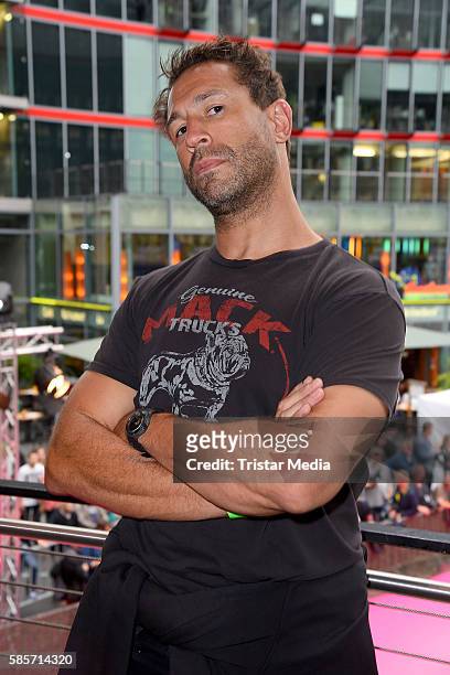 Musician Evil Jared Hasselhoff attends the Suicide Squad Live Event at CineStar on August 3, 2016 in Berlin, Germany.