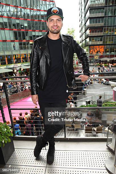 German actor Jimi Blue Ochsenknecht attends the Suicide Squad Live Event at CineStar on August 3, 2016 in Berlin, Germany.