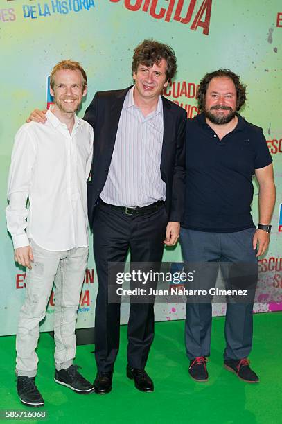 Gabino Diego attends 'Escuadron Suicida' premiere at Kinepolis Cinema on August 3, 2016 in Madrid, Spain.