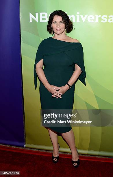 Actress Julia Ormond attends the NBCUniversal press day 2 during the 2016 Summer TCA Tour at The Beverly Hilton Hotel on August 3, 2016 in Beverly...