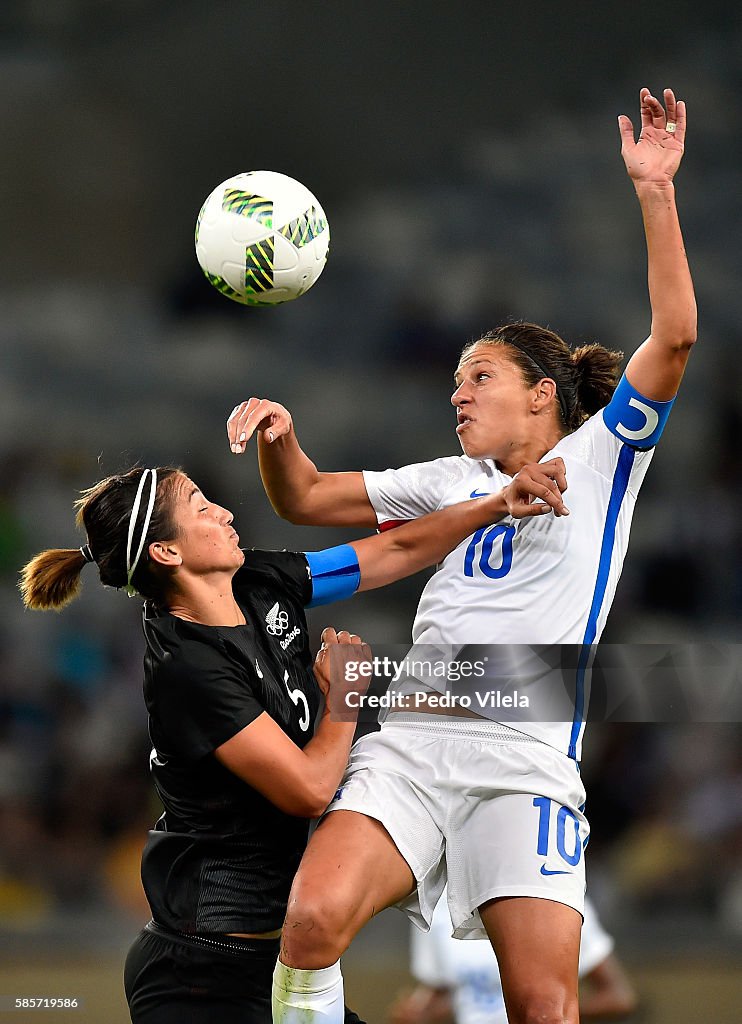USA v New Zealand: Women's Football - Olympics: Day -2