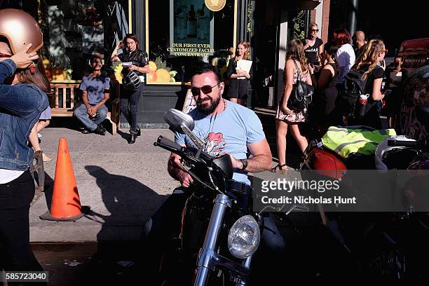 Kiehl's President and CEO Chris Salgardo attends the Kiehl's national LifeRide for amfAR celebration at the NYC flagship store on August 3, 2016 in...