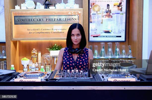 Leigh Lezark attends the Kiehl's national LifeRide for amfAR celebration at the NYC flagship store on August 3, 2016 in New York City.