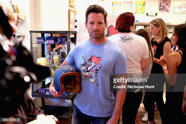 Ian Bohen attends the Kiehl's national LifeRide for amfAR celebration at the NYC flagship store on August 3, 2016 in New York City.
