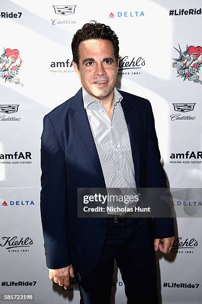 Mario Cantone attends the Kiehl's national LifeRide for amfAR celebration at the NYC flagship store on August 3, 2016 in New York City.