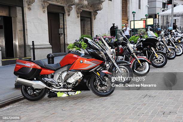 Atmosphere during Kiehl's And amfAR Ring The New York Stock Exchange Opening Bell In Honor Of The Kiehl's LifeRide For amfAR at New York Stock...