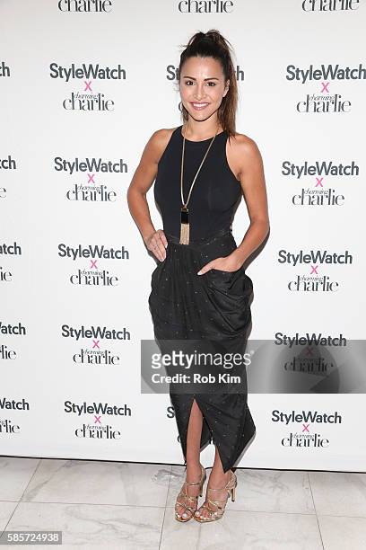 Andi Dorfman attends the StyleWatch X Charming Charlie launch event at Charming Charlie NYC flagship on August 3, 2016 in New York City.