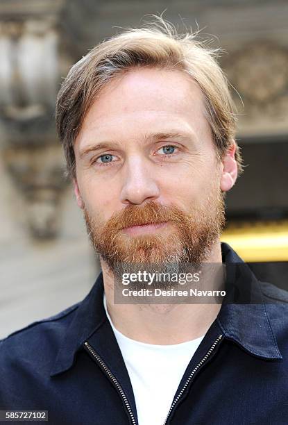 Actor Teddy Sears attends Kiehl's And amfAR Ring The New York Stock Exchange Opening Bell In Honor Of The Kiehl's LifeRide For amfAR at New York...