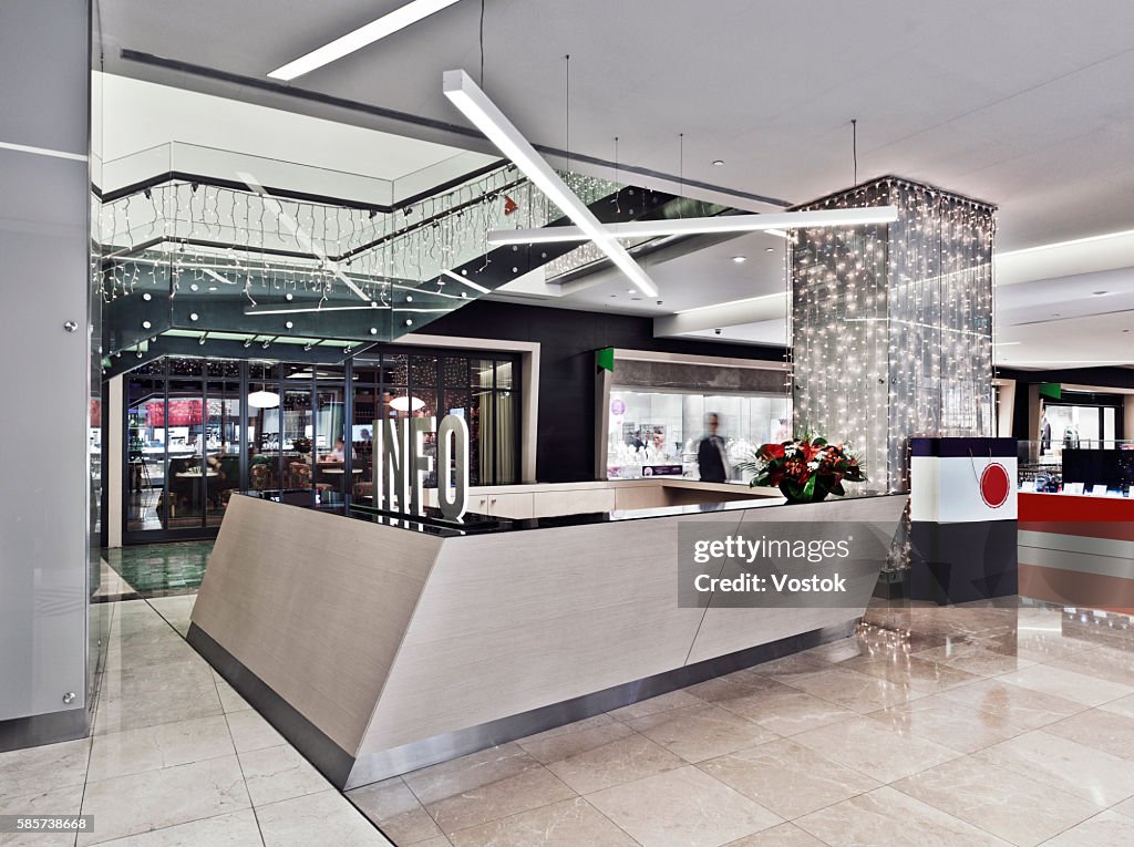 Inside the shopping Mall in Istanbul