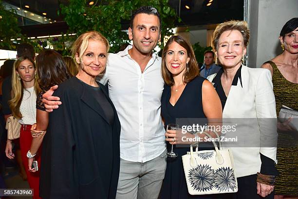 Teresa Laughlin, Simak Hakaian, Wendy Landau and Marlaina Deppe attend Amy Astley Celebrates the September Style Issue of Architectural Digest at...