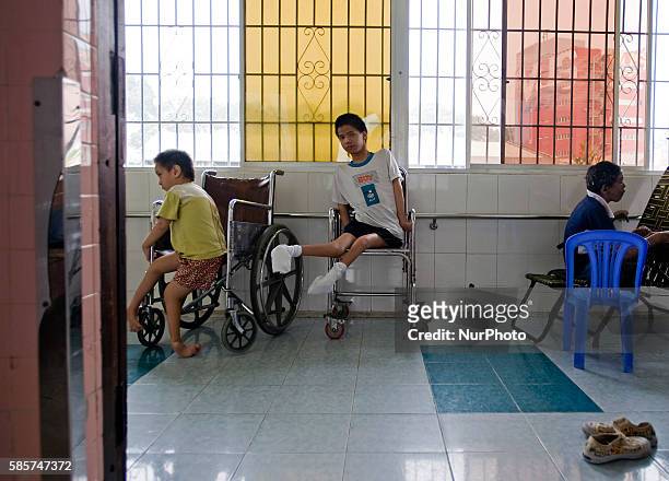 Peace Village ward at Tu Du Hospital in Ho Chi Minh City, Vietnam is home for children with disabilities believed to be caused by Agent Orange, the...