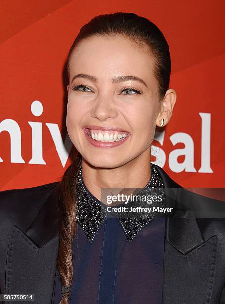 Actress Stephanie Corneliussen attends the 2016 Summer TCA Tour - NBCUniversal Press Tour at the Beverly Hilton Hotel on August 3, 2016 in Beverly...