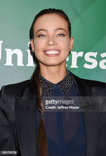 Actress Stephanie Corneliussen attends the 2016 Summer TCA Tour - NBCUniversal Press Tour at the Beverly Hilton Hotel on August 3, 2016 in Beverly...