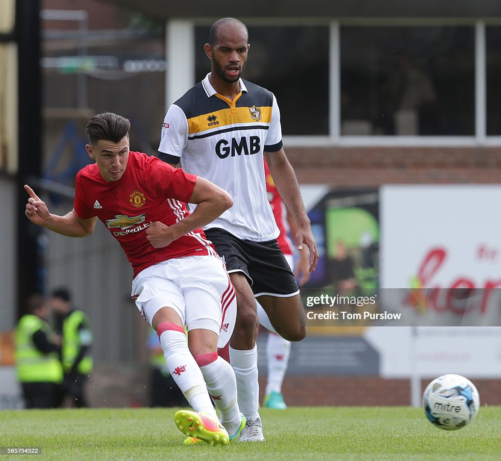 Port Vale v Manchester United: U21 Pre-Season Friendly