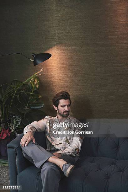 Actor, musician, and singer-songwriter Michiel Huisman is photographed for Esquire on February 20, 2016 in London, England.