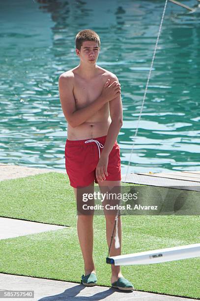 Juan Valentin Urdangarin is seen at Calanova Nautic Club on August 4, 2016 in Palma de Mallorca, Spain.