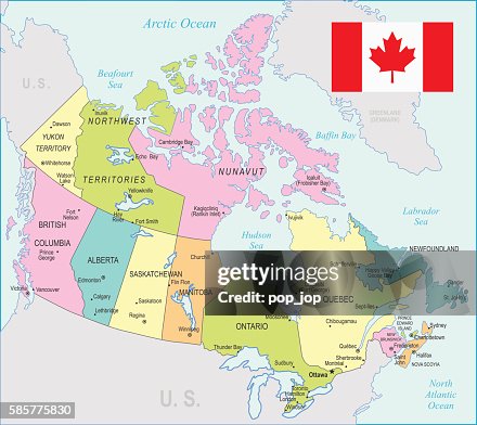Canada Map - illustration Canada Map - illustration