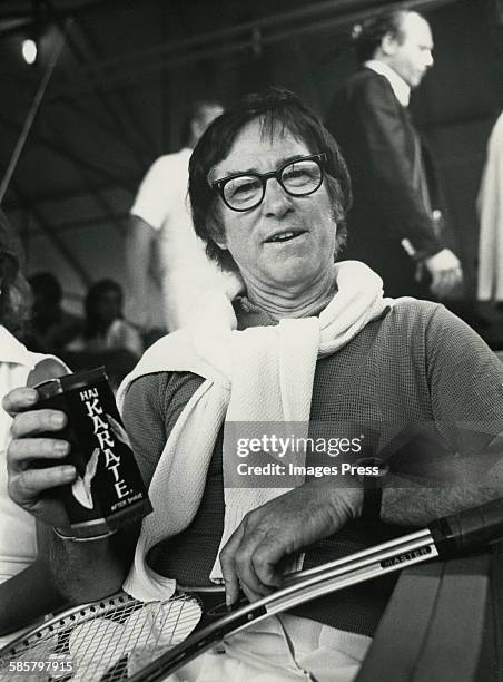 Bobby Riggs circa 1973 in Forest Hills, Queens.