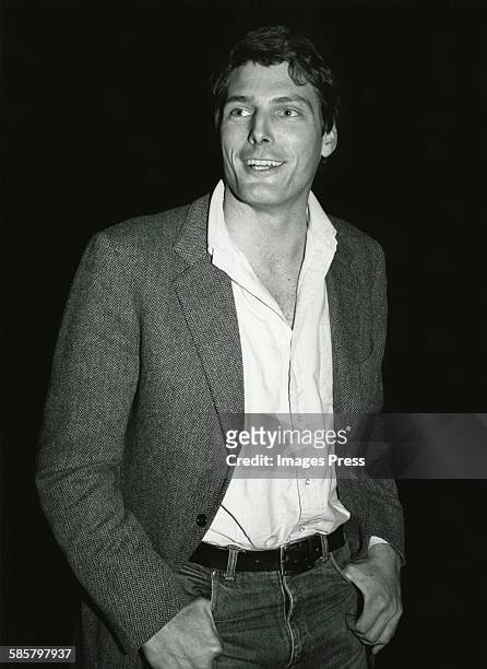 Christopher Reeve circa 1982 in New York City.