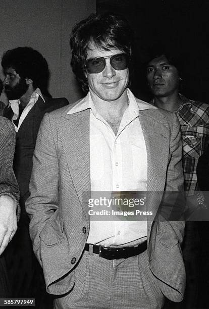 1970s: Warren Beatty circa 1970s in New York City.