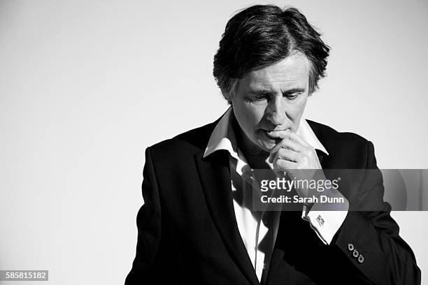 Actor Gabriel Byrne is photographed for Channel 4 on April 11, 2012 in London, England.