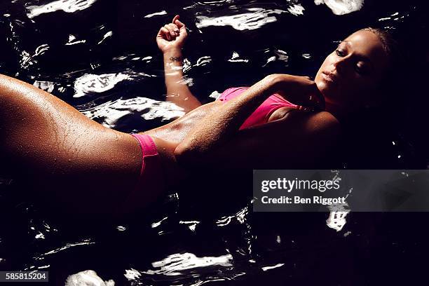 Competitive diver Tonia Couch is photographed for Forever Sport magazine on March 21, 2016 in London, England.