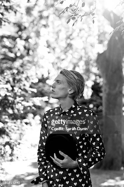 Singer, musician and actor Jamie Campbell Bower is photographed for Marie Claire magazine on June 4, 2013 in London, England.