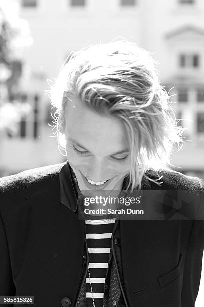 Singer, musician and actor Jamie Campbell Bower is photographed for Marie Claire magazine on June 4, 2013 in London, England.