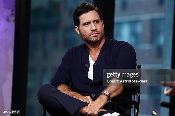 Actor Edgar Ramirez attends AOL Build presents to discuss his new movie "Hands Of Stone" at AOL HQ on August 4, 2016 in New York City.