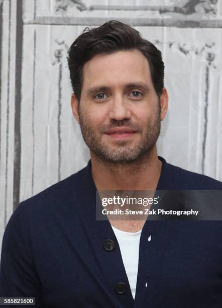 Actor Edgar Ramirez discusses his new movie "Hands Of Stone" at AOL Build at AOL HQ on August 4, 2016 in New York City.