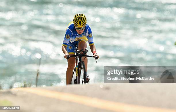 Rio , Brazil - 4 August 2016; Ganna Solovei of Ukraine during a training ride ahead of the start of the 2016 Rio Summer Olympic Games in Rio de...