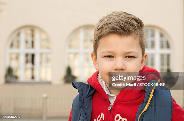 portrait of smiling boy outdoors - 2015 375 stock pictures, royalty-free photos & images