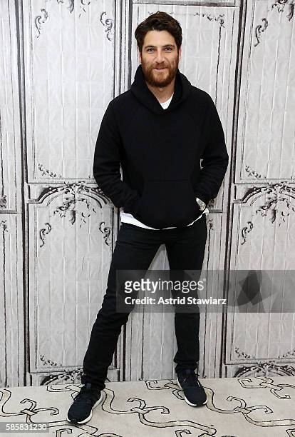 Actor Adam Pally attends AOL Build to discuss his new comedy "Joshy" at AOL HQ on August 4, 2016 in New York City.