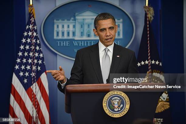 The White House- Washington DC President will delivers a statement in the Brady Press Briefing Room about the policy process the Administration will...