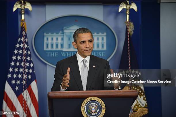 The White House- Washington DC President will delivers a statement in the Brady Press Briefing Room about the policy process the Administration will...