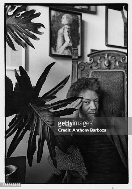 Portrait of Portrait of American artist Benny Andrews , New York, 1970s.