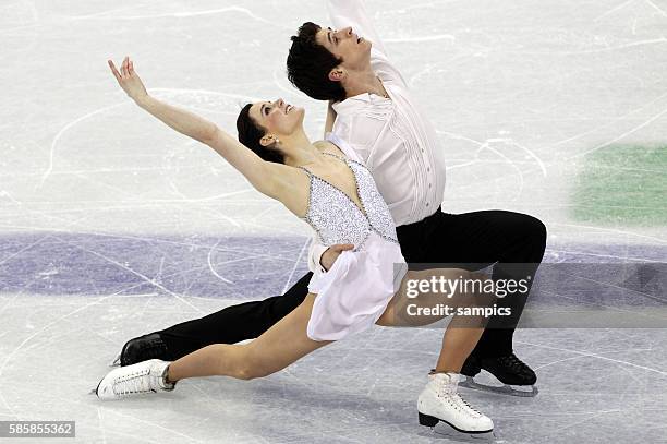 Goldmedaillengewinner Tessa Virtue und Scott Moir Olympische Winterspiele 2010 in Vancouver Eiskunstlauf : Eistanz Kur Olympic Winter Games 2010 :...