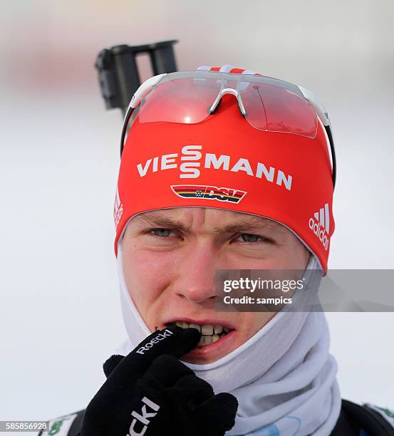 Benedikt Doll GER Biathlon Weltcuo in Hochfilzen Saison 2012 / 2013 Sprint Männer Herren