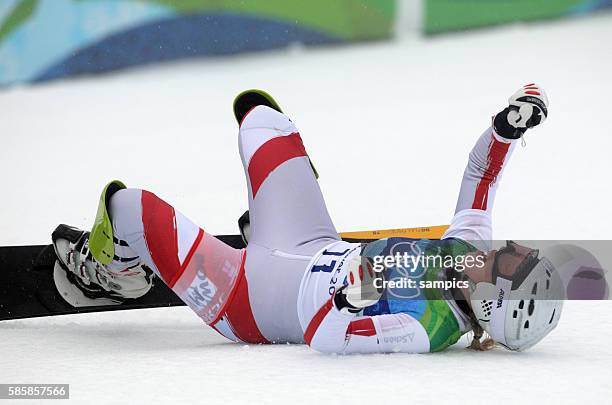 Bronzemedaille fur Marion Kreiner Olympische Winterspiele 2010 in Vancouver Snowboard Parallel Riesenslalom Damen Olympic Winter Games 2010 :...