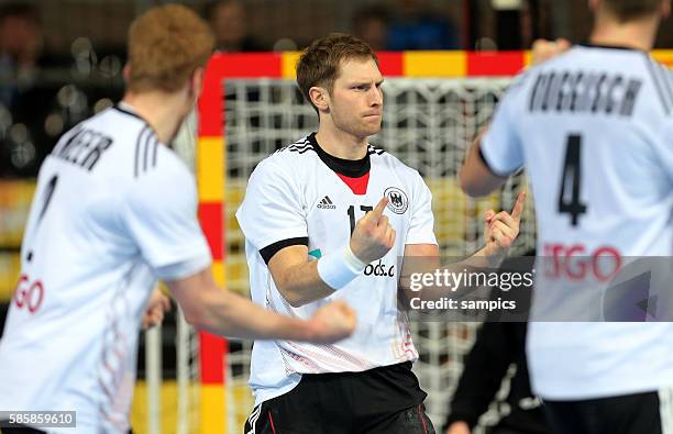 Steffen Weinhold Handball Männer Weltmeisterschaft Achtelfinale : Deutschland - Mazedonien mens handball worldchampionchip last sixteen: Germany -...