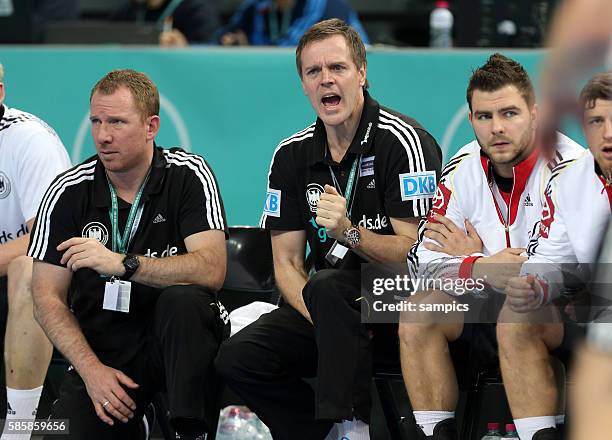 Martin Heuberger , Trainer Deutschland Handball Männer Weltmeisterschaft Achtelfinale : Deutschland - Mazedonien mens handball worldchampionchip last...