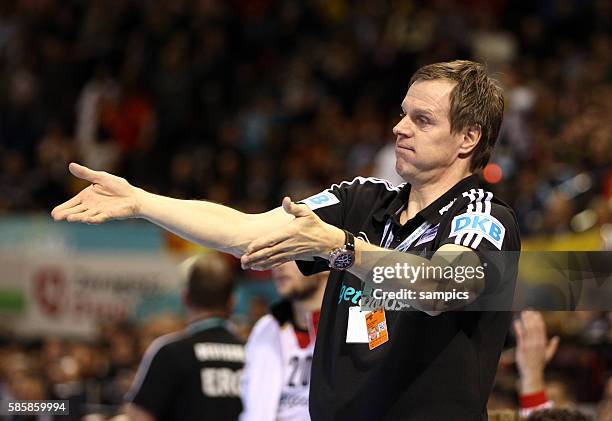 SilMartin Heuberger , Trainer Deutschland Handball Männer Weltmeisterschaft Viertelfinale : Spanien - Deutschland mens ihf handball worldchampionchip...