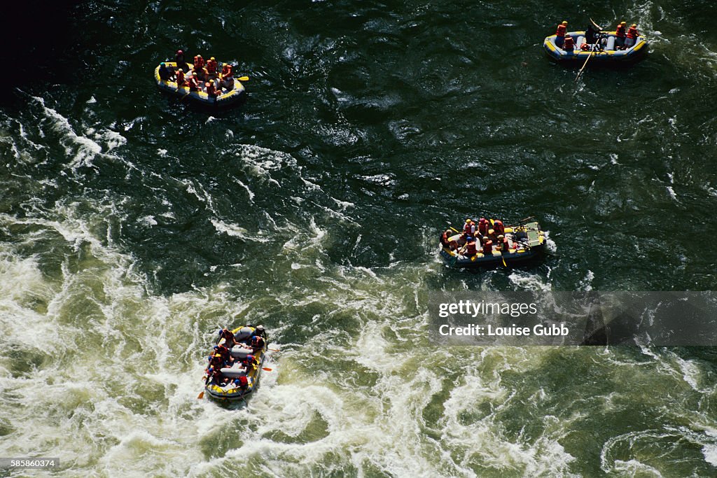Whitewater Rafting in Victoria Falls National Park