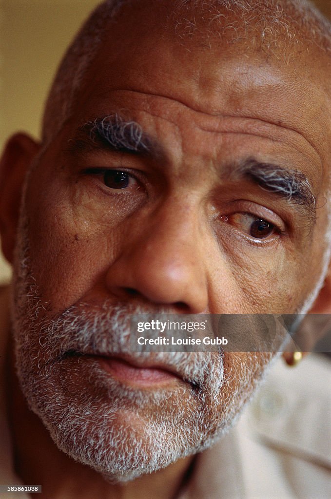 American journalist Ed Bradley, of the CBS news show 60 Minutes