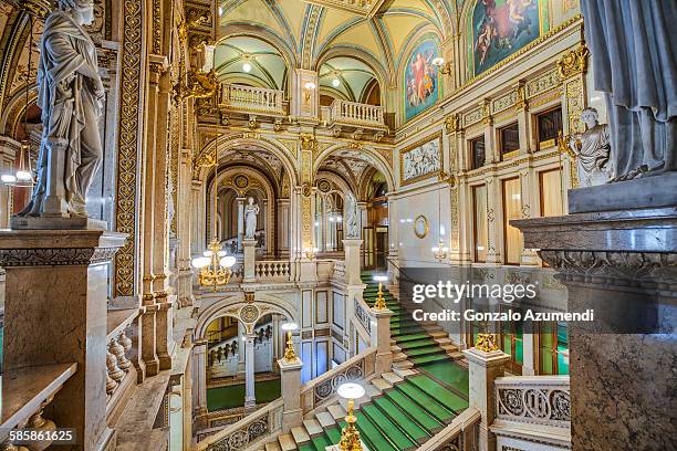 the vienna state opera - vienna state opera stock pictures, royalty-free photos & images