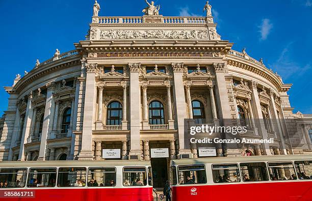 national theatre - burgtheater wien stock pictures, royalty-free photos & images