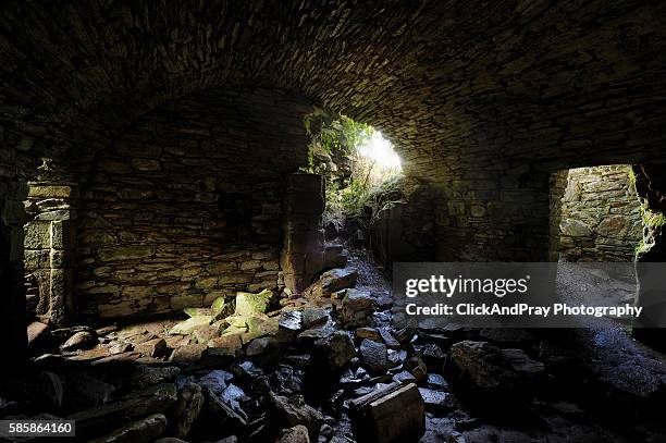 under the castle - kerker stockfoto's en -beelden